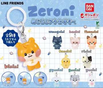 Zeroni 메지루시 액세서리 가챠 전 9종 풀컴플리트 세트