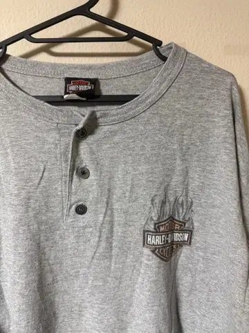 Harley-Davidson 긴팔 헨리넥 그레이 XL