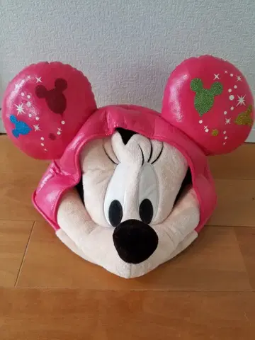 미니 마우스 얼굴 디자인 핑크 팬캡 30주년 기념일 디자인