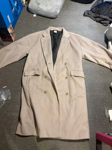 Casper John 아우터 롱 코트 화이트