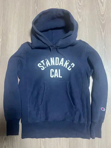 챔피온 STANDARD CAL 후드티 S 네이비