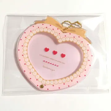 핑크 후쿠야 펄하트 아크릴 프레임 팬팬시