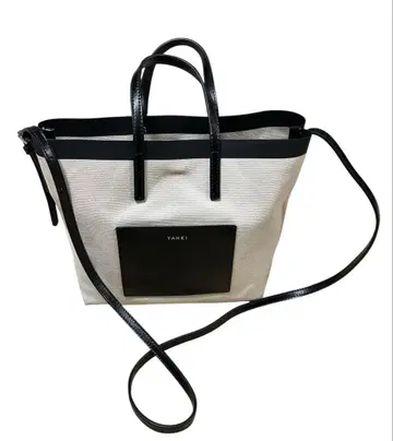 YAHKI 숄더백 베이지/블랙