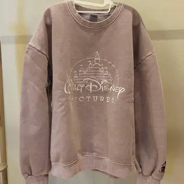 Disney 로고 포함 연보라색 트레이닝복