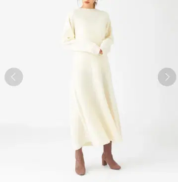 [ EMMEL REFINES ] SMF 아제 보틀 넥 원피스