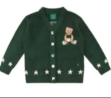 시착만 한 젤라또피케 스타벅스 파우더 스타 자카드 가디건