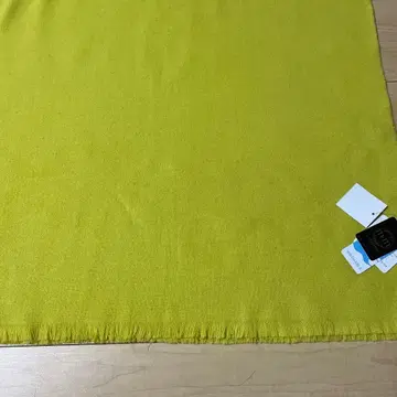 캐시미어 혼방 대형 스톨 어린 풀색