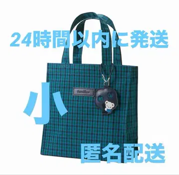 familiar 파미리아 토트백 파랑 깅엄 체크 체크 소