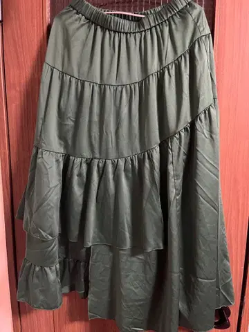 빈티지 새틴 캉캉 스커트