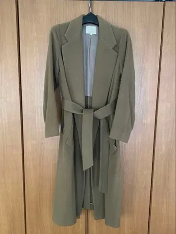 BEAUTY&YOUTH 카키 롱 코트 S