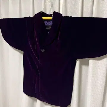 일본 의류 벨벳 코트 호박 카라 일본제