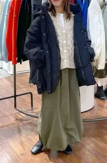 새상품급 렙심 에어써멀 멀티 WAY 코트 블랙 베스트