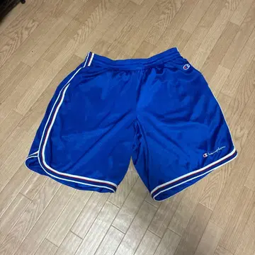 Champion 파랑 메쉬 숏팬츠