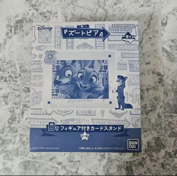 주토피아 1번 복권 B상 피규어 포함 카드 스탠드