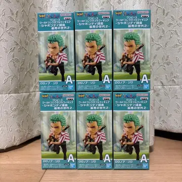 원피스 월드 컬렉션 샤봉디 제도 최악의 세대 2 로로노아 조로 6개 세트