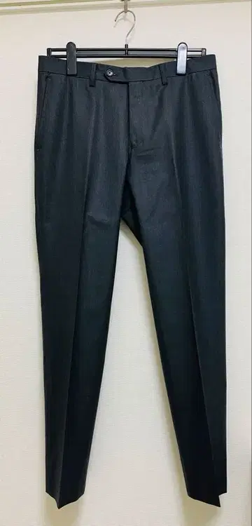 다크 그레이 스트라이프 슬랙스 남성용 M~L