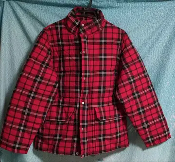 HIKARI SHOJI shu 체크 무늬 다운 다운 베스트