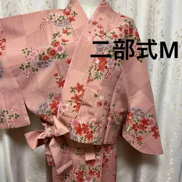 료코키쿠치 워셔블 투피스 간편 착용 기모노