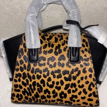 미사용품 MICHAEL KORS 레오파드 무늬 핸드백