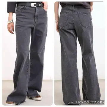 GOOD GRIEF 굿그리프 데미지 와이드 데님