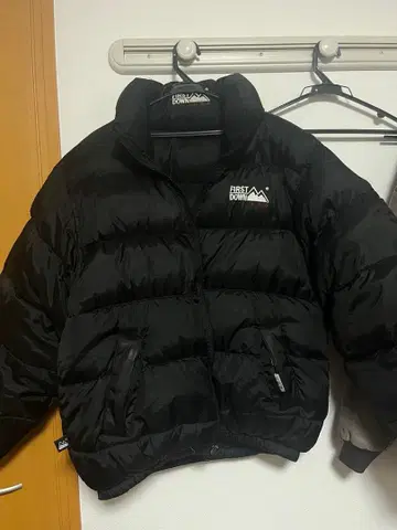 FIRST DOWN USA 다운 자켓 리버서블 M 블랙