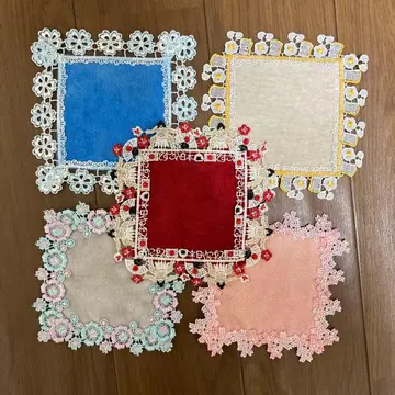 치카자와 레이스 페티 타월 5장 세트