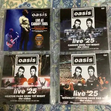 oasis 2025년 라이브 CD DVD 세트 미개봉 새상품