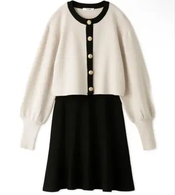 스나이델 가디건 니트 셋업