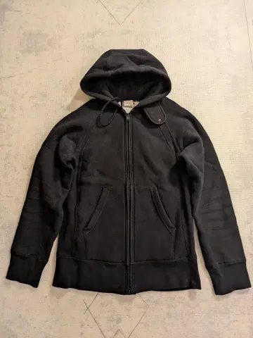 WORKADAY 블랙 풀 집업 후드티 M