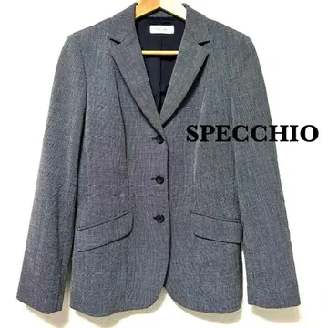 SPECCHIO 스페치오 그레이 테일러드 자켓 울 혼방