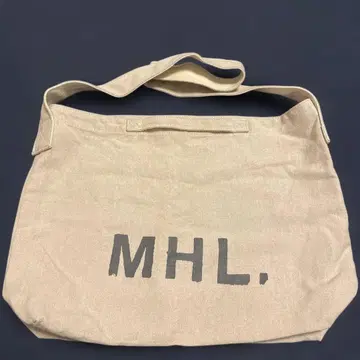 [ 어스 컬러 ] MHL. 베이지 숄더백 캔버스