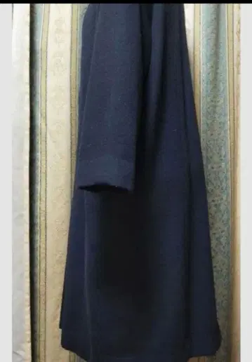 캐시미어 60% 네이비 롱 코트