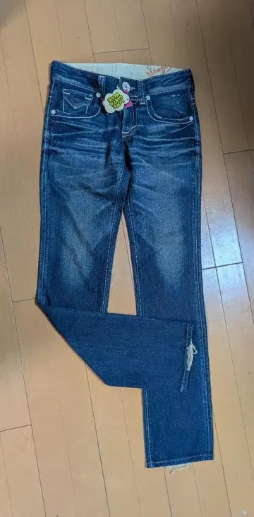 EDWIN 슬림핏 다크 블루 청바지