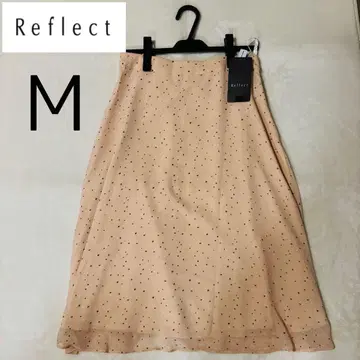 [ 새상품 ] 리플렉트 크리스탈 프린트 스커트 플레어 스커트 세탁 가능