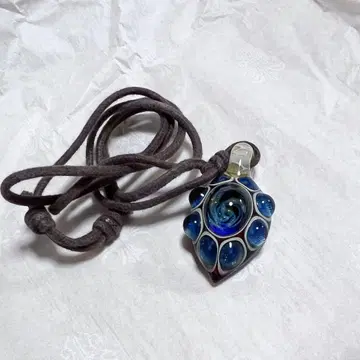 유리제 펜던트 목걸이 우주구 우주