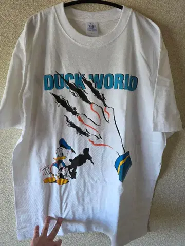 미사용 Disney RUNAWAY BRAIN 패러디 도날드 T셔츠