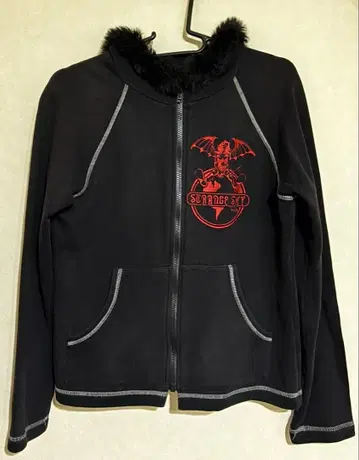 [ 구제 의류 ] BA-TSU CLUB 후드티 블랙