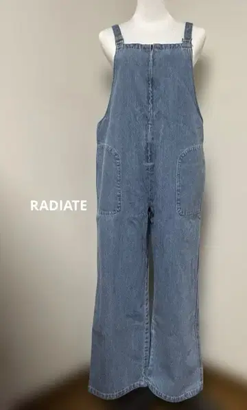 새상품*RADIATE 프론트 지퍼 데님 살로펫 오버롤