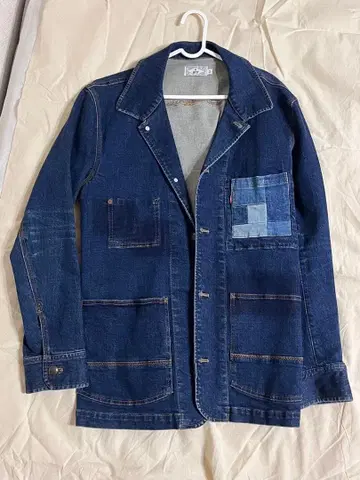 grn 패치워크 포켓 데님 자켓 사이즈 2