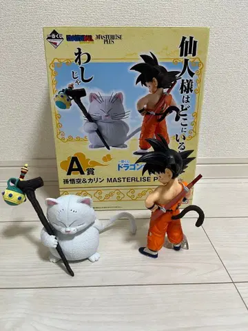 드래곤볼 제일복권 EX 구름 위의 신전 A상 손오공&카린님 피규어