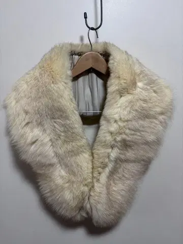 크림색 퍼 숄 성인식 사은회