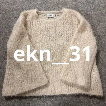 CLANE BEAR SHAGGY HAND KNIT TOPS