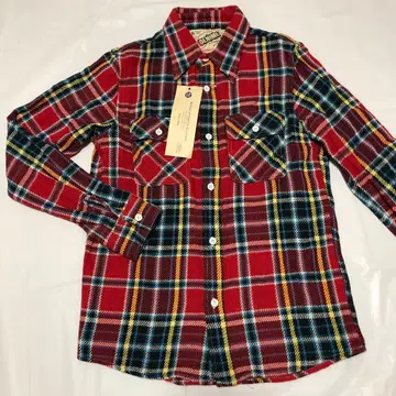 새상품 드님 DENIME AUTHNTIC 체크 무늬 플란넬 셔츠