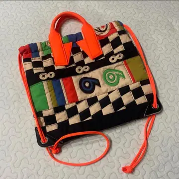 HEY Mrs ROSE 프린트 퀼트 백