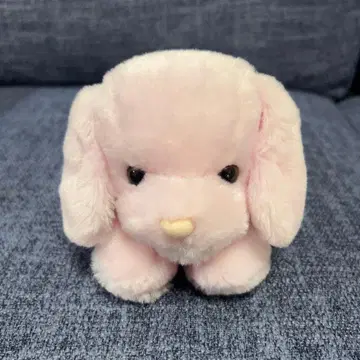 강아지 봉제 인형 핑크