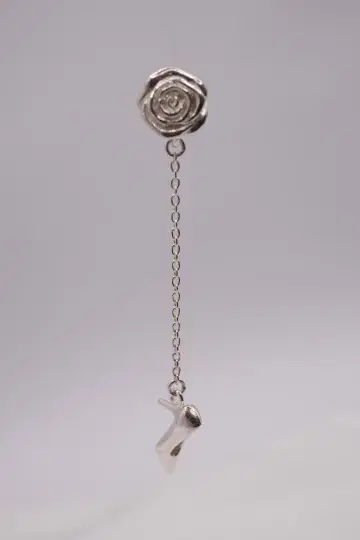 하이힐 귀걸이 high heels earrings silver925