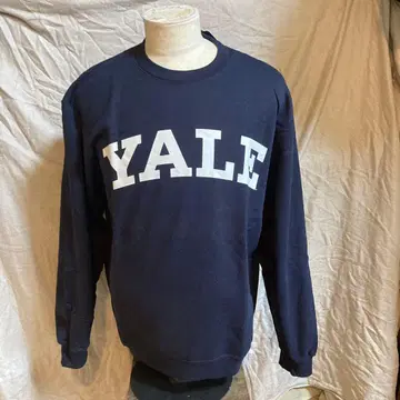 Champion Yale 로고 맨투맨 L 네이비