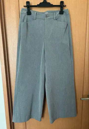 [택 포함 새상품] 비쓰리 B-THREE 와이드 팬츠 34 그레이 속기모