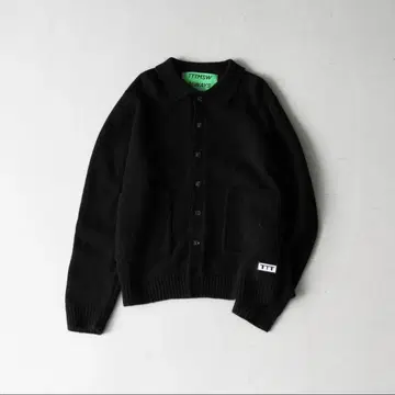 TTT_MSW POLO CARDIGAN 가디건 블랙