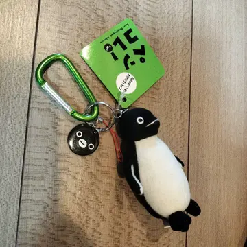 suica 수박 펭귄 봉제 인형 키링 카라비너 펜콜레